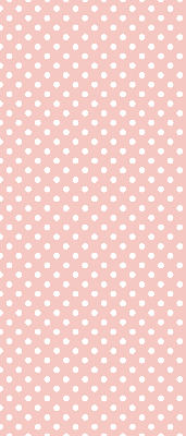 Roller blind for large window White dots