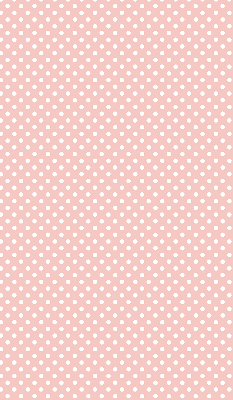 Roller blind for large window with white dots pattern