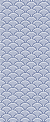 Fabric roller blind Semicircle