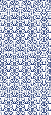 Fabric roller blind Semicircle