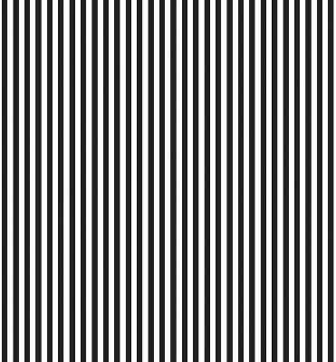 Modern roller blind with black and white stripes