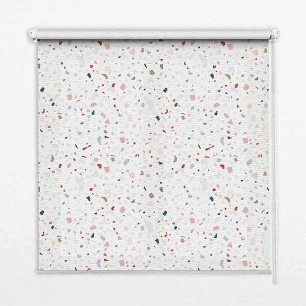 Roller blind for large window Graphic elements