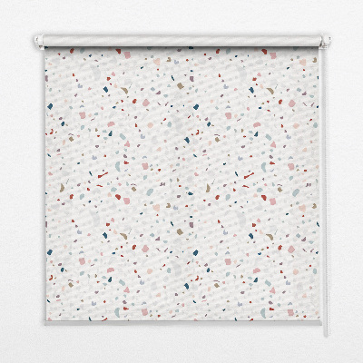 Roller blind for large window Graphic elements