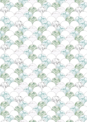 Fabric roller blind Semicircle