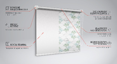 Fabric roller blind Semicircle