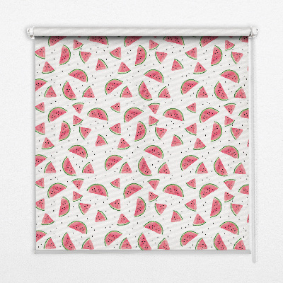 Roller blind for large window Watermelons
