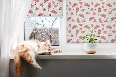 Roller blind for large window Watermelons