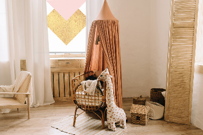 Roller blind for large window Overlapping squares