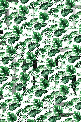 Roller blind for large window Tropical leaves