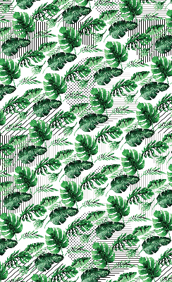 Roller blind for large window Tropical leaves