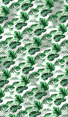 Roller blind for large window Tropical leaves