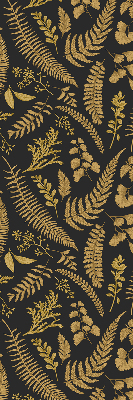 Fabric roller blind Yellow ferns