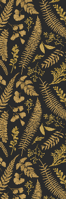 Fabric roller blind Yellow ferns