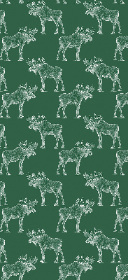 Roller blind for large window Green moose