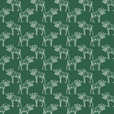 Roller blind for large window Green moose