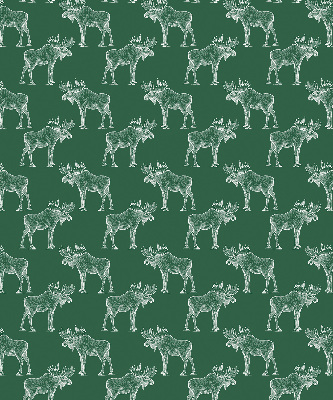 Roller blind for large window Green moose