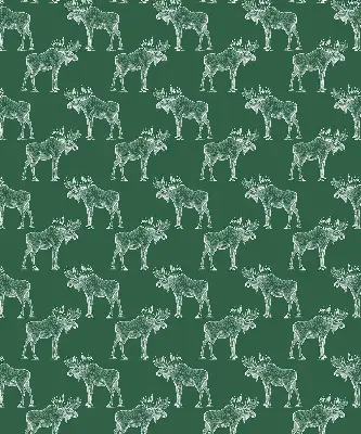 Roller blind for large window in green moose