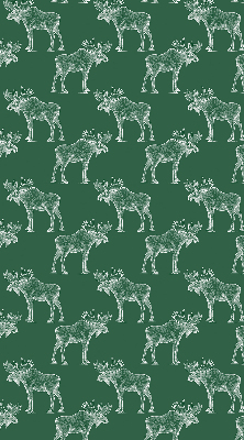 Roller blind for large window Green moose
