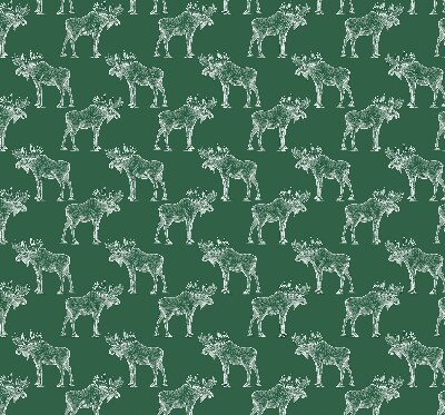 Roller blind for large window Green moose