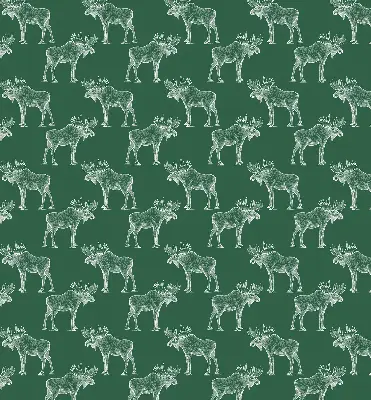 Roller blind for large window in green moose