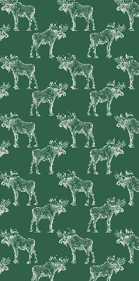 Roller blind for large window Green moose