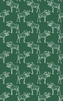 Roller blind for large window Green moose