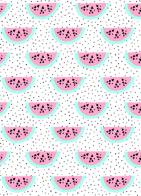 Modern roller blind Watermelon