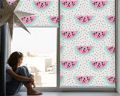 Roller blind modern watermelon design