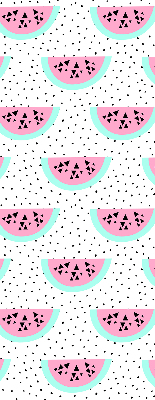Roller blind modern watermelon design