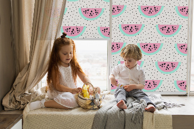 Modern roller blind Watermelon