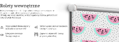 Modern roller blind Watermelon