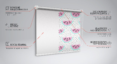 Modern roller blind Watermelon