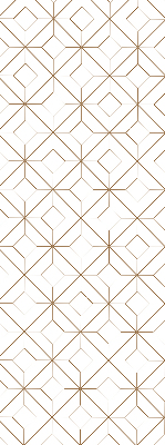 Roller blind for large window Brown pattern