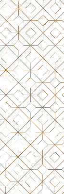 Roller blind for large window Brown pattern