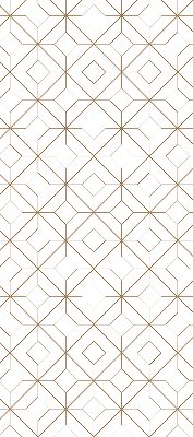 Roller blind for large window Brown pattern