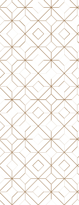 Roller blind for large window Brown pattern