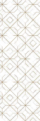 Roller blind for large window Brown pattern