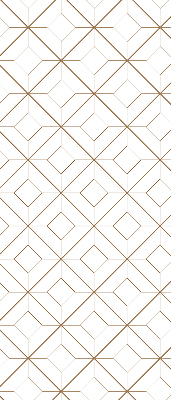 Roller blind for large window Brown pattern