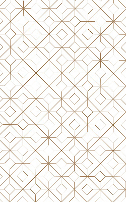 Roller blind for large window Brown pattern