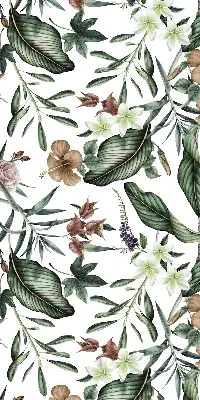 Modern roller blind exotic nature design