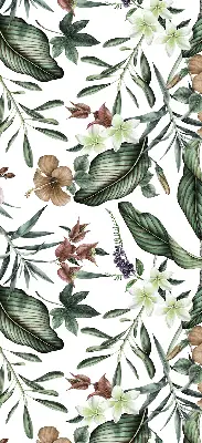 Modern roller blind exotic nature design