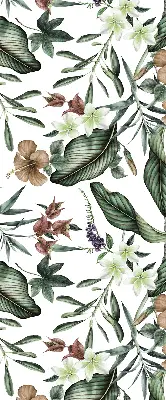 Modern roller blind exotic nature design