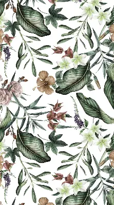 Modern roller blind exotic nature design