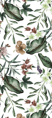 Modern roller blind exotic nature design