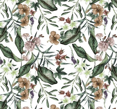 Modern roller blind exotic nature design