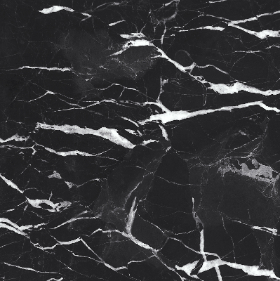 Fabric roller blind in black marble