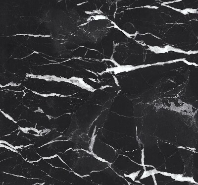 Fabric roller blind in black marble