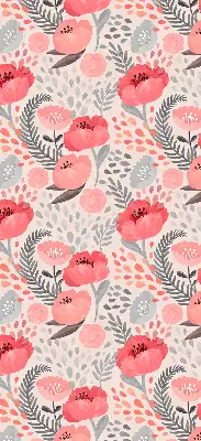 Modern roller blind Poppy design
