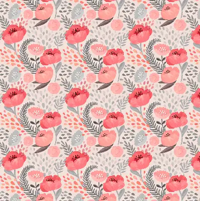 Modern roller blind Poppy design