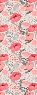 Modern roller blind Poppy design